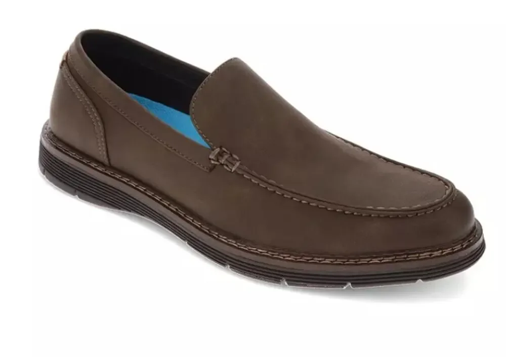 Dockers Elmhurst Shoes Men's Size 11.5M Brown Slip On Loafers Casual New Box